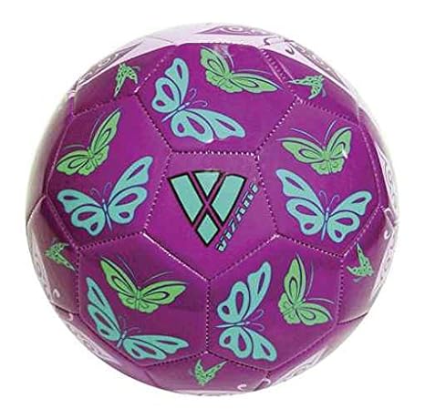 Vizari Mariposas balón de fútbol - 91549-4, Púrpura/Anaranjado ...