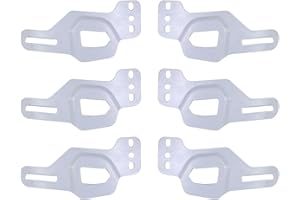 rockible 6 Pieces Hockey Helmet Ear Protectors Ear Guard Replacement Part Hockey Accessories