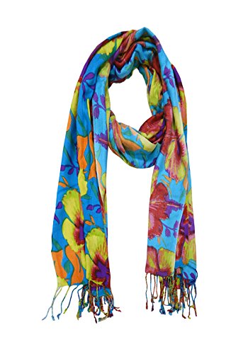 bollywood accessory 40126 viscose floral printed scarf stole duppata shawl