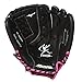 Mizuno Prospect Finch - Youth Utility Mitt, Black/Pink, 12