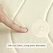 Memory Foam Bathroom Kid's Rug Mat, Slip-Resistant Extra Absorbent Bath Mat Set Non Slip Dry Fast Bath Mat Extra Soft and Absorbent, Machine-Washable Non-Slip Bath Rugs(Ivory, 24
