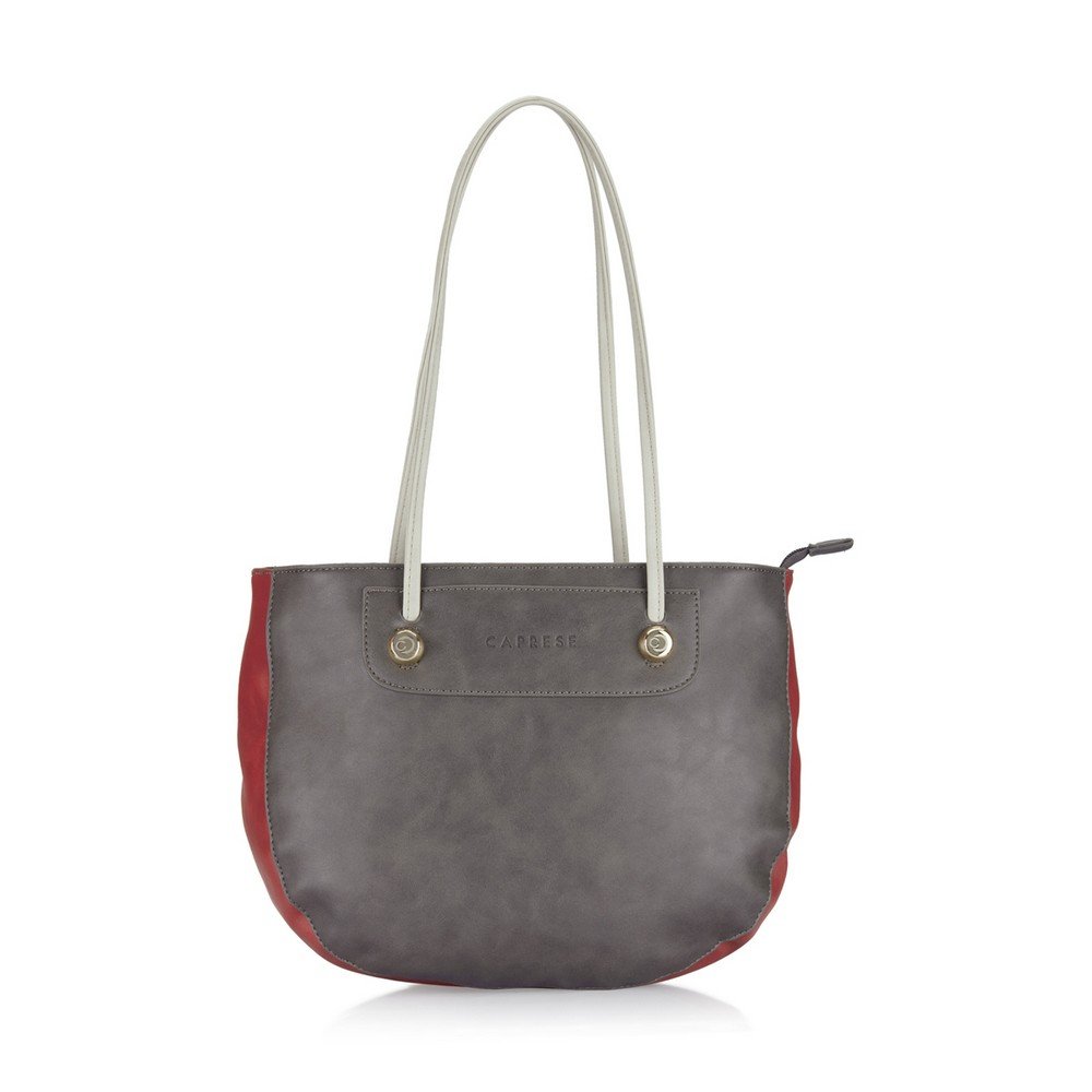 caprese women's satchel (grey)