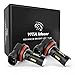 YITAMOTOR High Power 60W Chipsets H8 LED Fog Driving Lights Lamp 1200Lumen 6000k HID White Projection Bulb (Pack of 2)
