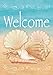 Toland Home Garden 117073 Welcome Shells Summer Flag 12x18 Inch Double Sided Summer Garden Flag for Outdoor House Beach Flag Yard Decoration