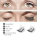 Magnetic False Eyelashes, Best Fake Lashes Extension for Natural, Ultra Thin Fiber Eye lashes Extension, No Glue Allergy,1 Pairs (4 Pieces), Natural Handmade