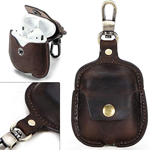 TGeng Leather Case for AirPods 1 and