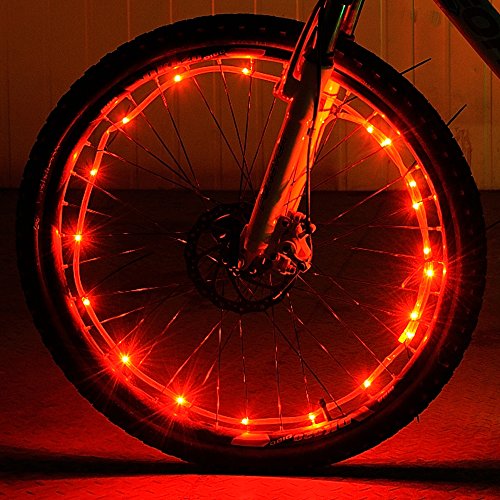 Waterproof led bike wheel light - daway a01+ bicycle sp…