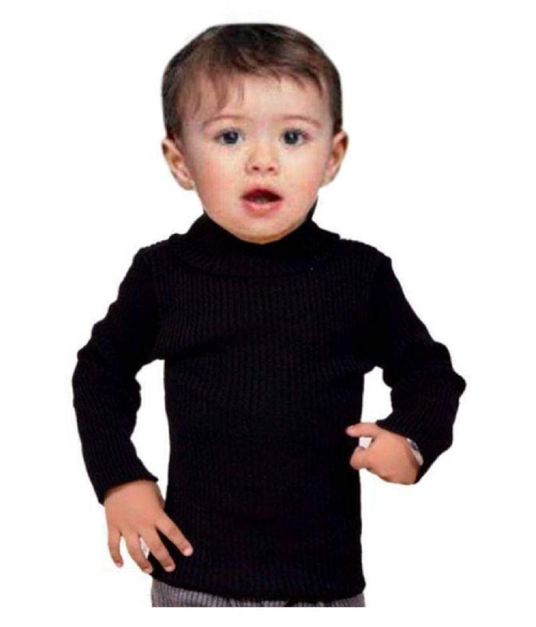 baby high neck sweater