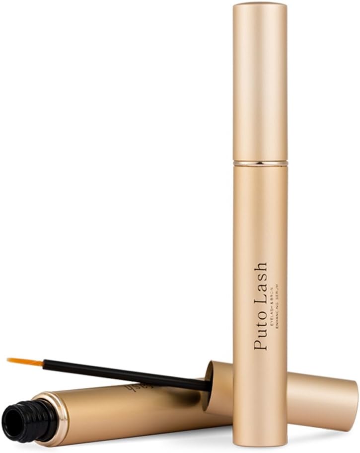 2Pack Eyelash & Eyebrow Growth Serum Eyelash Enhancer for Naturally Longer, Fuller & Thicker Lashes 5ml x 2