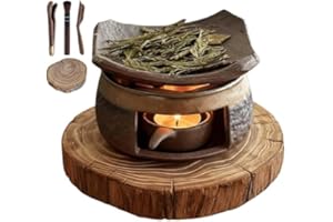 Ceramic Aromatherapy Stove Essential Oil Burner, Natures Wellness Aromatherapy Kit Cedar and Zen, Cedar and Zen Aromatherapys