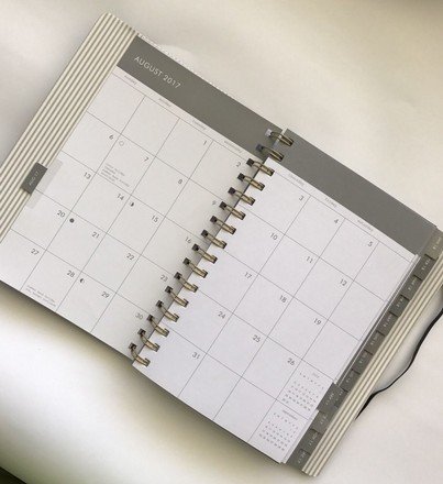 fringe planner studio leatherette italic aug dec month office