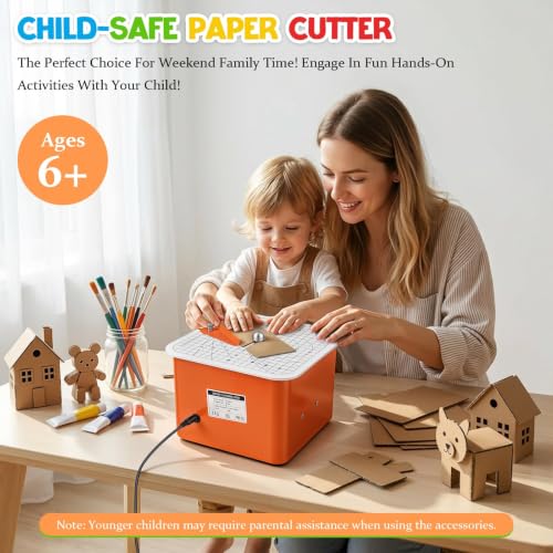 Kids Safe Cardboard Cutter,"Chomp Saw" Bladeless 45W,Precise Cutting 4MM Cardboard Stem Tool For 3D Models And School Projects