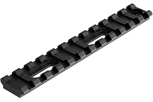 Lion Gears BridgeMount Rail Tactical Picatinny Rail, 5" Long with 12 Slots, BM12S Black