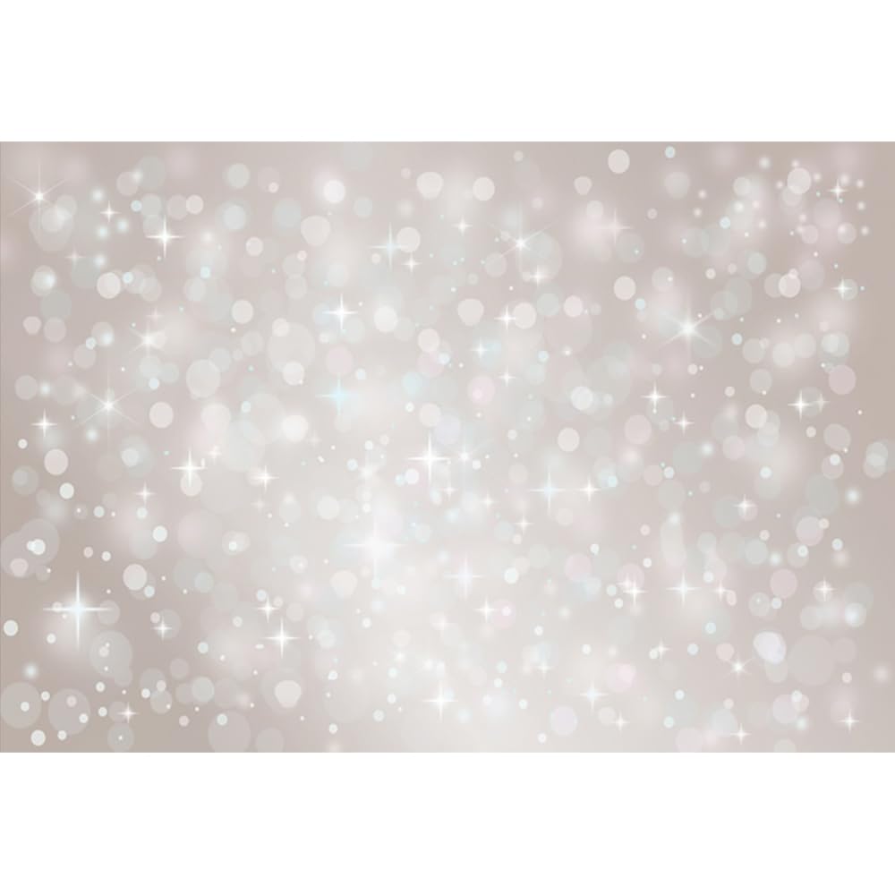 YongFoto 10x8ft Vinyl Photography Backdrop Bokeh Halos Glitter Sequins Sparkle Spots Romantic Photo Background Backdrops for Photography Photo Shoots Party Kids Personal Portrait Photo Studio Props