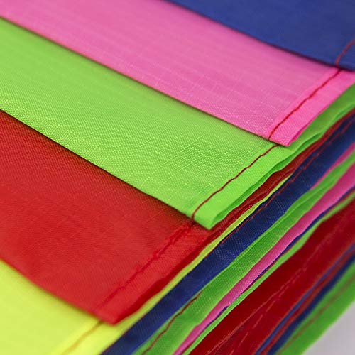 Kite Tail,Flat Ribbon Streamer Rainbow Multi Color (Multi Color), 49 Feet