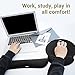 Mouse Pad, MAD GIGA Memory Foam Non Slip Mouse Pad and Keyboard Wrist Rest Support for Office, Computer, Laptop & Mac with Free Cleaning