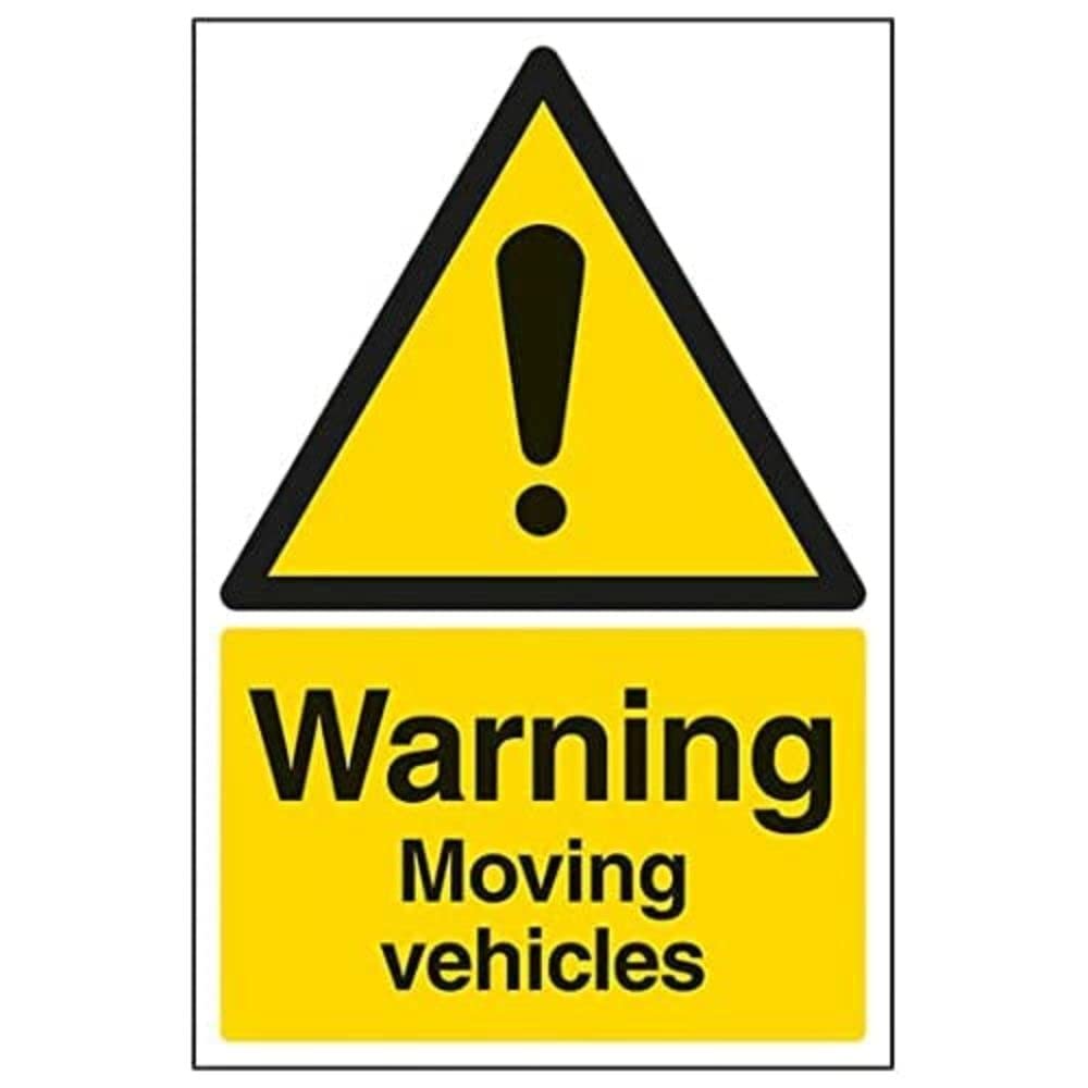 V Safety Eco Friendly Warning Vehicle- Warning Moving Vehicles - 200 X 300mm