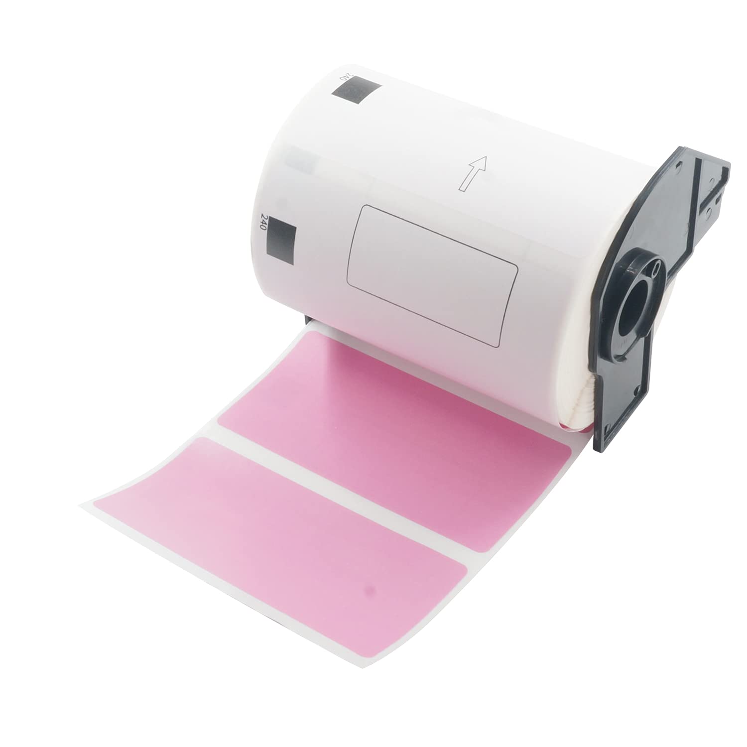 BETCKEY - 600 Pink Labels Replacement for Brother DK-11240, 102mm x 51mm Barcode Labels Compatible with Brother QL Label Printers