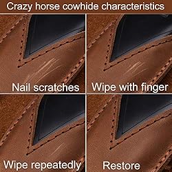 ZiHafate Leather Car Key Fob Cover Compatible with