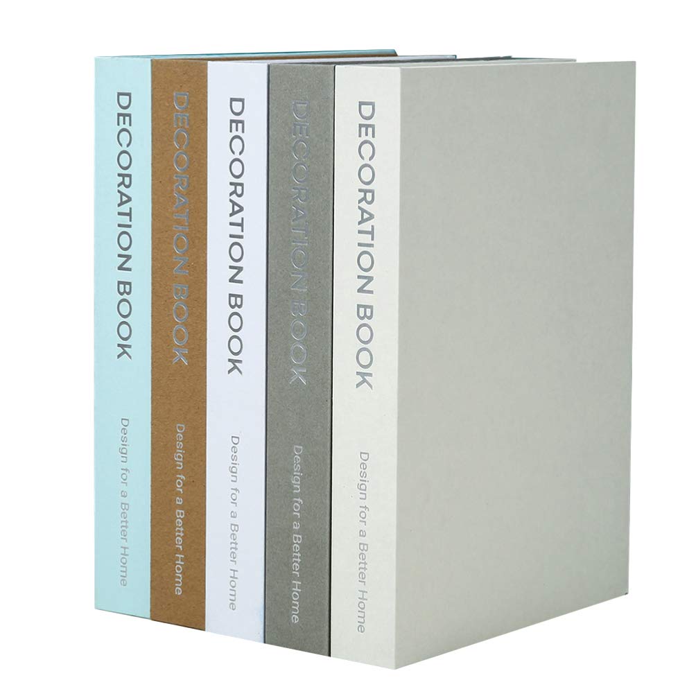 WINOMO False Book Decorative Books Faux Books Home Decoration Stacked Books for Bookshelf Library Coffee Tables and Shelves Random