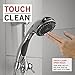 Delta Faucet 3-Spray Touch-Clean Wall-Mount Slide Bar Hand Held Shower with Hose, Chrome 57014