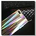 Keklle iPhone 8/7 Case, Rave Psychedelic Holographic Cool Sparkle Bling Glitter Shiny Rainbow Designer Cover With Laser Pattern, [Extra Thin Soft TPU Protective Case] for iPhone 8/7 (Rainbow)