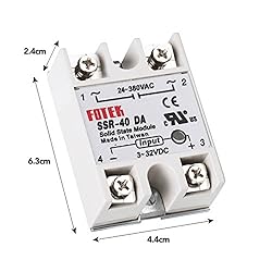 MYSWEETY 3PCS SSR-40DA Solid State Relay Single