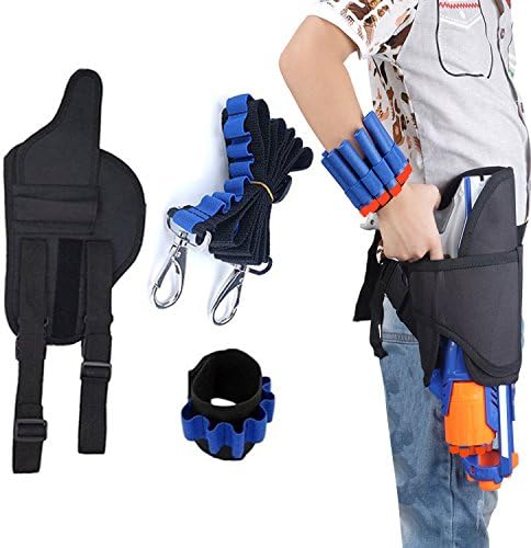 Airtana Kids Tactical Waist Bag + Darts Straps + Dart Wrister for Nerf Toys Guns N-Strike Elite Series