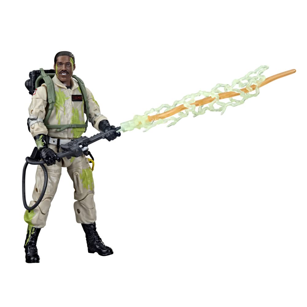Ghostbusters Plasma Series Glow-in-the-Dark Winston Zeddemore Toy 6-Inch-Scale Collectible Classic 1984 Ghostbusters Figure, Ages 4 and Up