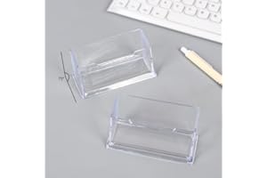 Clear Acrylic Tea Bags Sweetener Storage Box Hotel Restaurant Table Sugar Packet Sorting Case Home Organizer Business Card Ho