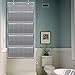 wishacc Hanging Wall File Organizer, Wall Mount/Over the Door Office Supplies Storage Mail Organizer for Notebooks,Planners,File Folders - 4 Pockets Deep Gray
