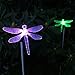 Solar Powered Dragonfly Garden Stake Pathway Color Change Lights (Set of 2)