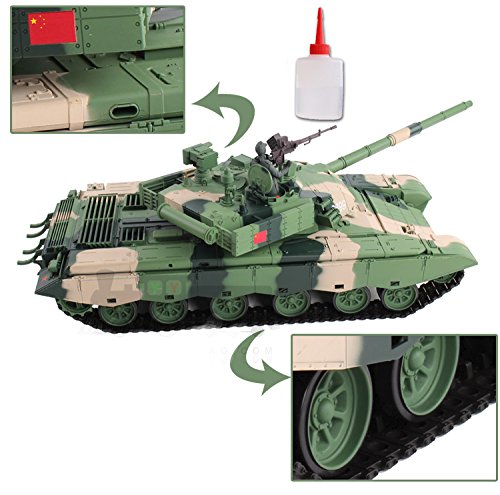 Heng Long 1/16 Scale Radio Remote Control Chinese ZTZ 99A MBT Tank Air Soft RC Battle Tank Smoke & Sound - Thumbnail 4