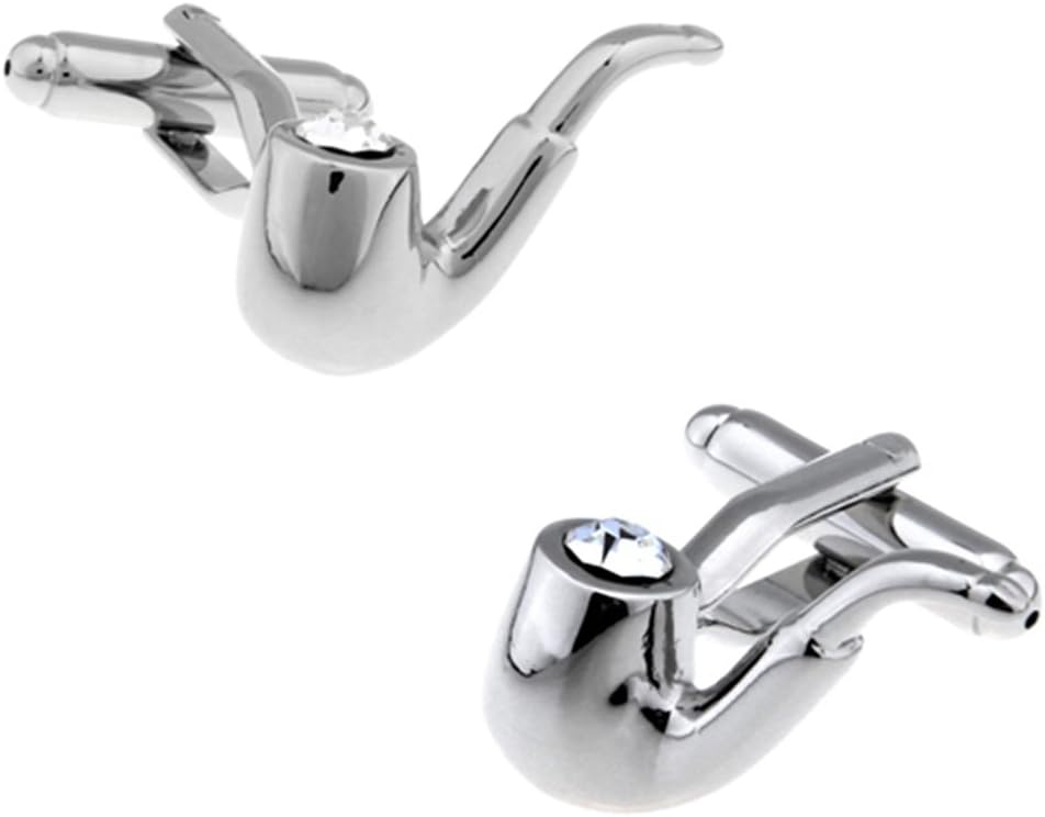Ashton and Finch Pipe Cufflinks For Men Novelty Smoking Gifts and Presents