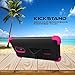 ZTE Imperial Max Case, ZTE Max Duo Case, ZTE Kirk Case [Shockwave Armor]- Pink and Black Hybrid Shock Resistant Silicone and Hard Exterior with Kickstand by Miniturtle® - Pink Hunters Camo
