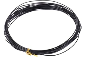 16.4 Feet 1.5Mm Black Bonsai Wire, Anodized Aluminum Bonsai Training Wire Plant Tree Training Wires for Bonsai Plant Attracti