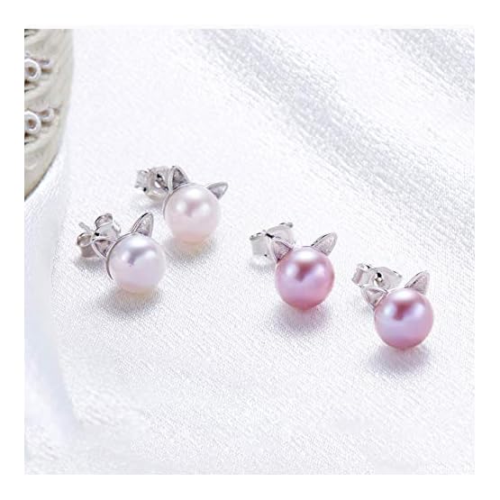 SLeaf-Cat-Earrings-Pearl-Earrings-Sterling-Silver-Studs-Earrings-for-Women SLeaf-Cat-Earrings-Pearl-Earrings-Sterling-Silver-Studs-Earrings-for-Women