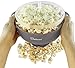Salbree Microwave Popcorn Popper, Silicone Popcorn Maker, Collapsible Bowl (Gray)
