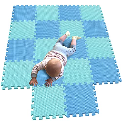 MQIAOHAM® Children Puzzle mat Play mat Squares