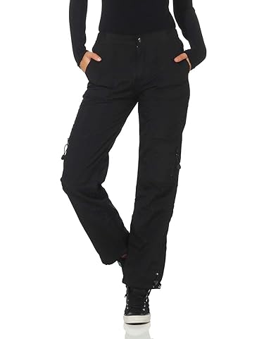 ZARMEXX FY Damen Thermohose Outdoor Ski Snowboardhose Trekking Funktionshose Cargo Wanderhose Fleece gefüttert