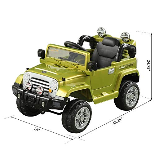 MRT SUPPLY 12V Kids Electric Battery RideOn Toy Jeep Car w/Remote