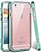 iPhone 6s Plus Case, Ansiwee Reinforced Frame Crystal Highly Durable Shock-Absorption Flexible Soft Rubber TPU Bumper Hybrid Protective Case for Apple iPhone 6s/6 Plus 5.5inch (Mint Green)