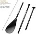 SUP Paddle - Carbon Fiber & Fiberglass Paddles - 3 Piece Adjustable Paddle Board Paddles - Carbon Fiber or Fiberglass Performance Blades with Lightweight Aluminum Shaft Stand-Up Paddles