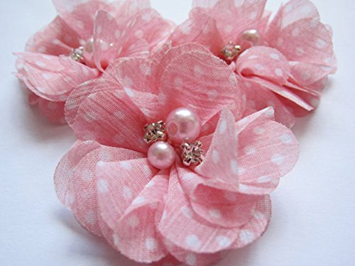 YYCRAFT Pack Of 20 Pieces Polka Dots Chiffon 2
