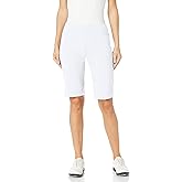 SLIM-SATION Women's Golf Wide Band Pull On Short with Real Pockets