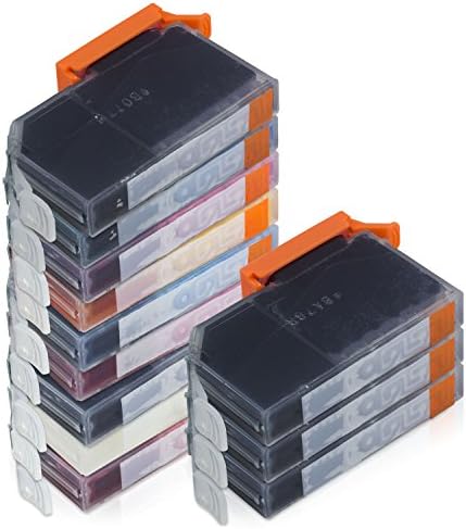 SOJIINK Canon PGI 72 Ink Cartridge Pixma Pro 10 Pixma Pro 10S Inkjet Printer Replacement Toner Compatible Black and Color with Chip x [12 Pack Combo] Set Value
