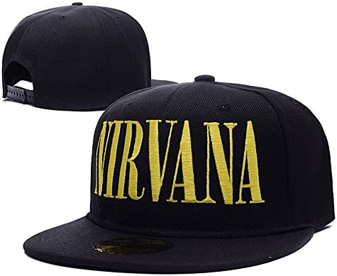 Nirvana Rock Band Logo Adjustable Snapback Embroidery Hats Caps