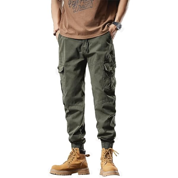 Amazon.com: Cargo Pants for Men Casual Elasticed Comfortable