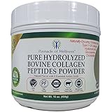 Pinnacle of Wellness Pure Hydrolyzed Bovine Collagen Peptides Powder - Natural Flavor - 41 Servings 16.0oz (454g)