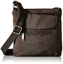 Travelon Anti-Theft Classic Mini Shoulder Bag, Chocolate